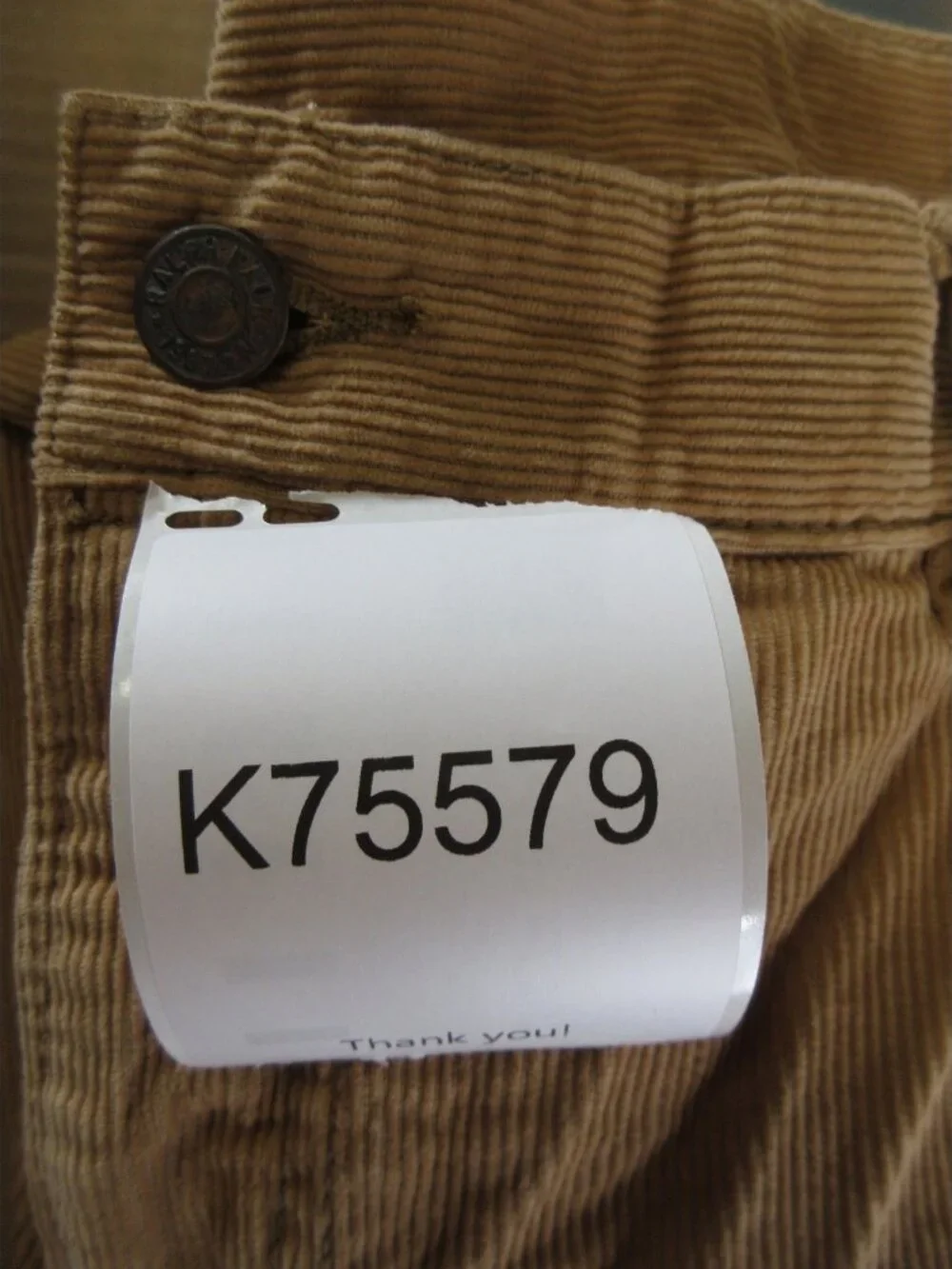 Polo Ralph Lauren Pants 44X32 Big Corduroy Classic 867 Chino Heritage